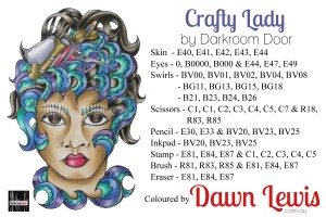 Crafty Lady copic colour printable