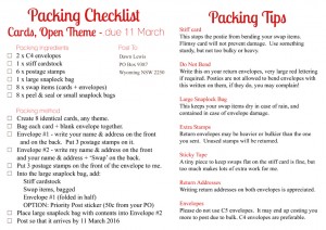 Swap Checklist & packing tips Swap 1 2016 reduced
