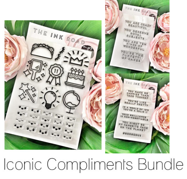 Ink Road Stamps, Iconic Compliments stamp bundle, Australia