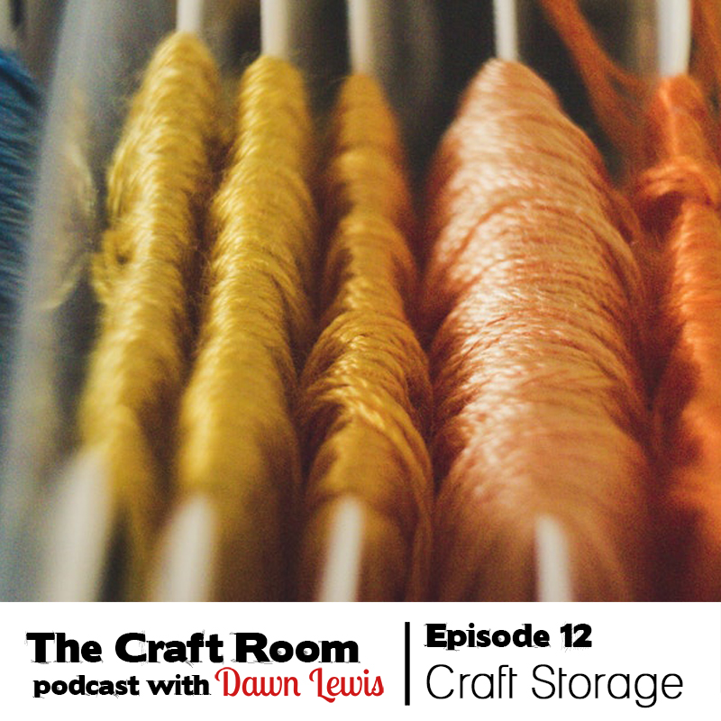 Download Free The Craft Room Podcast Episode 12 Clever Craft Storage Solutions PSD Mockup Template