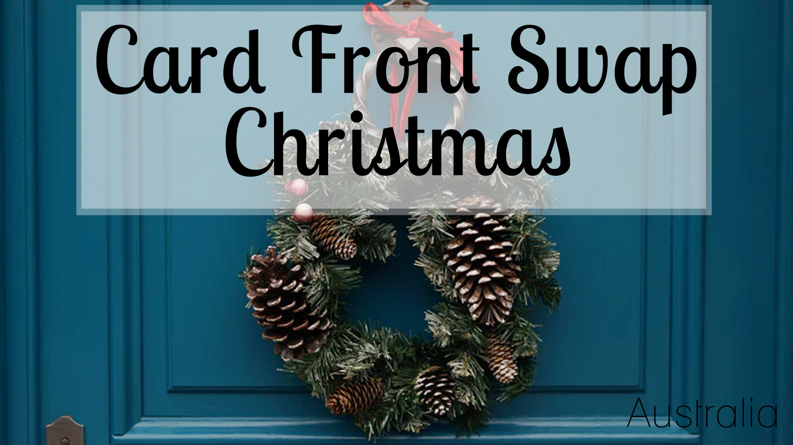 Swap - Card front, Christmas