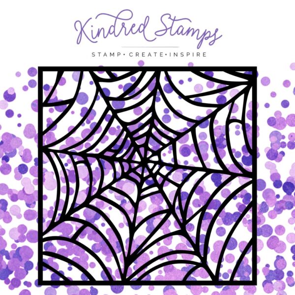 Kindred Stamps, Spiderweb stencil, Australia