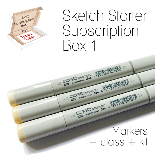 Sketch Starter Subscription Box 1, Australia