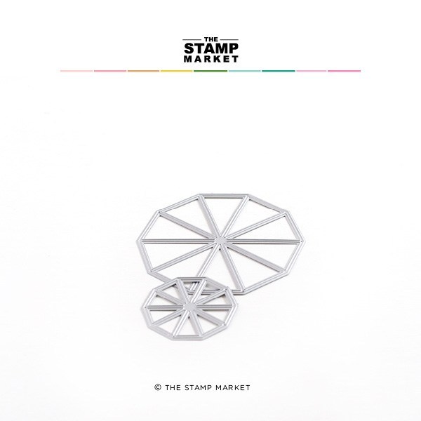 The Stamp Market, Hexagon Color Wheel die set, Australia