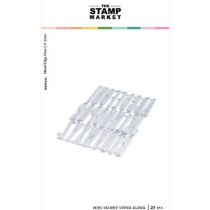 The Stamp Market, Mini Skinny Upper Alphabet die set, Australia