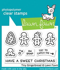 Lawn Fawn, Tiny Gingerbread stamp set, Australia