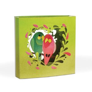 i-Crafter, Tunnel Card Love Birds die set, Australia