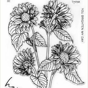 Altenew, Paint A Flower Sunflower stamp set, Australia