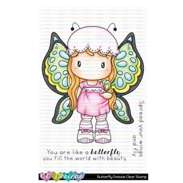 CC Designs, Butterfly Swissie stamp set, Australia