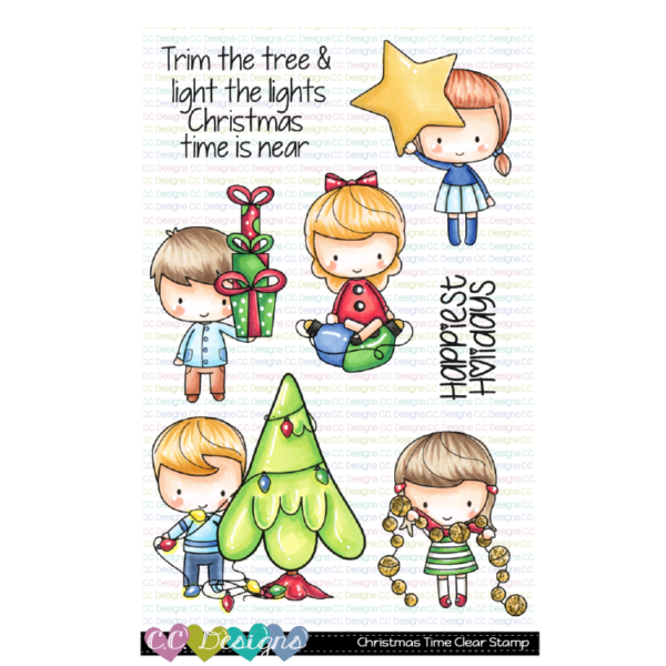 CC Designs, Christmas Time stamp set, Australia
