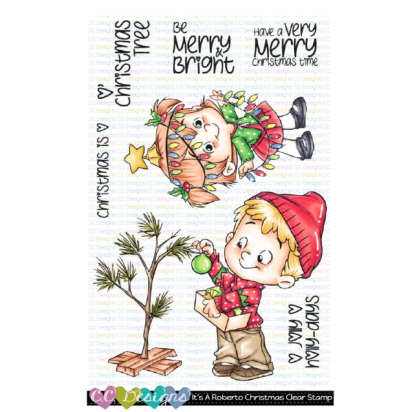 CC Designs, It's A Roberto Christmas stamp set, Australia