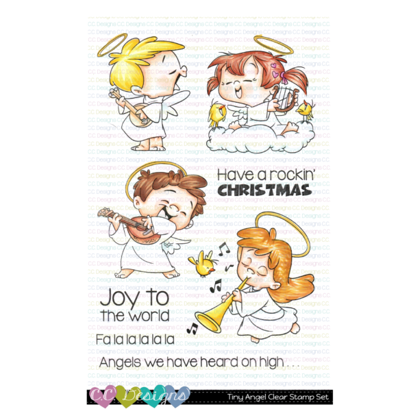 CC Designs, Tiny Angels stamp set, Australia