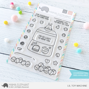 Mama Elephant, Lil Toy Machine stamp set, Australia