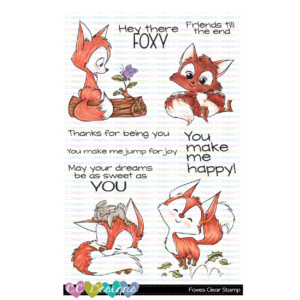 CC Designs, Foxes stamp set, Australia