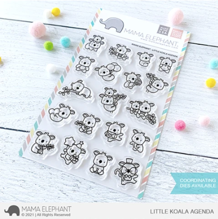 Mama Elephant, Little Koala Agenda stamp set, Australia