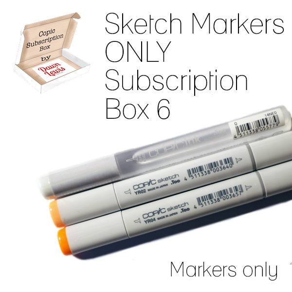 Subscription Box 6 Sketch Markers only