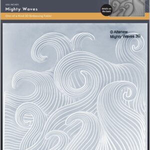 Altenew, Mighty Waves 3D embossing folder, Australia