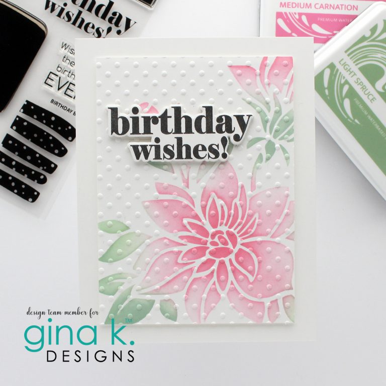 Gina K Designs, Swiss Dot embossing folder, Australia