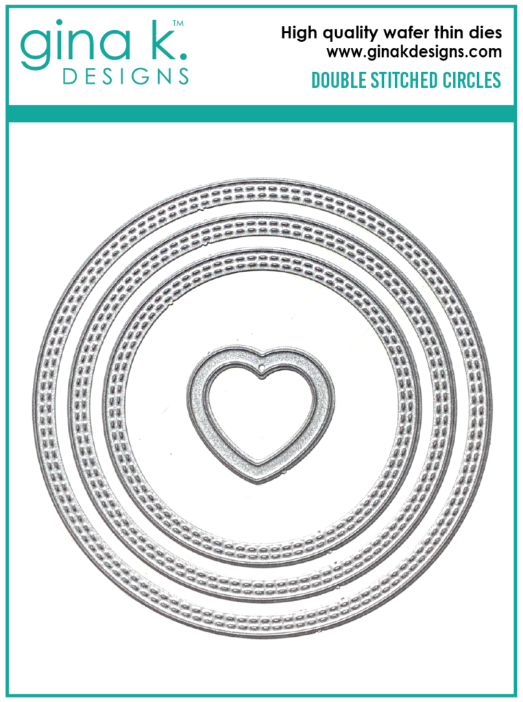Gina K Designs, Double Stitched Circles die set, Australia