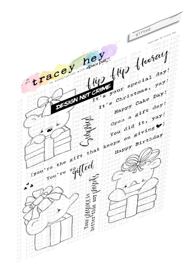 Tracey Hey, Gifted stamp set, Australia