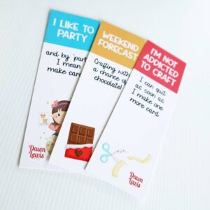 Craft themed Bookmarks