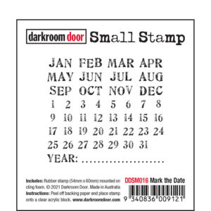 Darkroom Door, Mark The Date small stamp, Australia