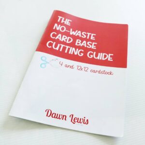 The No Waste Card Base Cutting Guide booklet