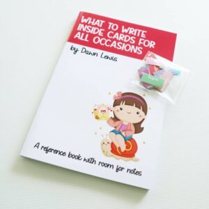 What to Write inside All Occasion Cards Book & tabs