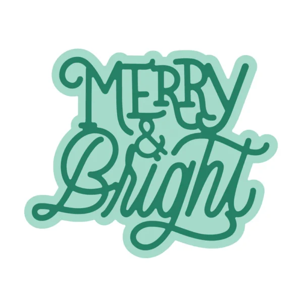 Merry & Bright die set, Honey Bee Stamps