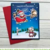 Ho-Ho-Holiday stamp & stencil bundle, Lawn Fawn - Image 3