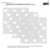 Layered Hearts Background stencil set, Lawn Fawn - Image 2