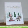 Toboggan Together stamp & stencil bundle, Lawn Fawn - Image 2