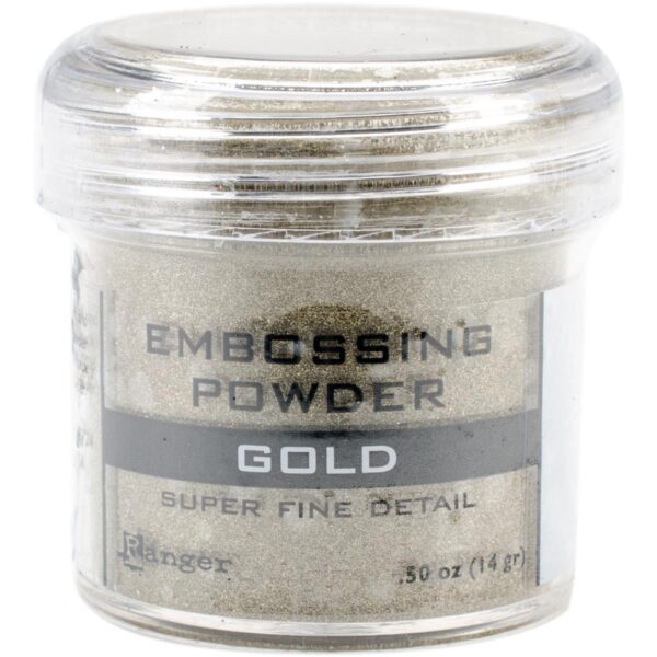 Gold super fine embossing powder, Ranger