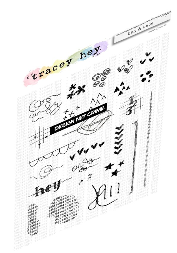 Bits & Bobs stamp set, Tracey Hey