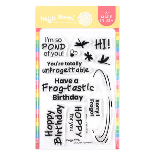 Pond Of You stamp set, Waffle Flower