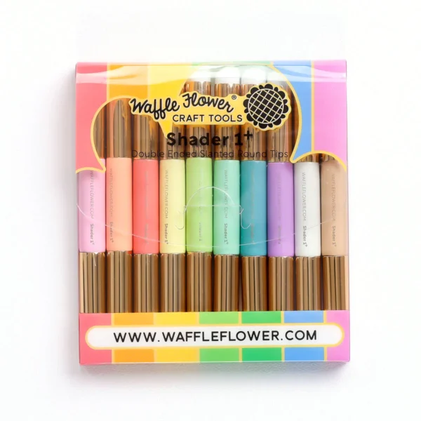 Shader Brush 1+ Double-ended Rainbow 10pk, Waffle Flower