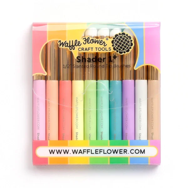 Shader Brush 1+ Rainbow 10pk, Waffle Flower